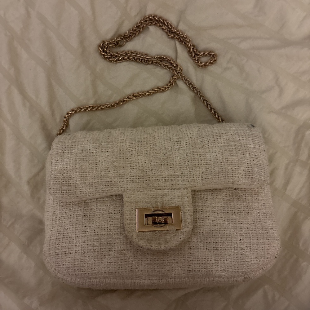 White and Gold bag